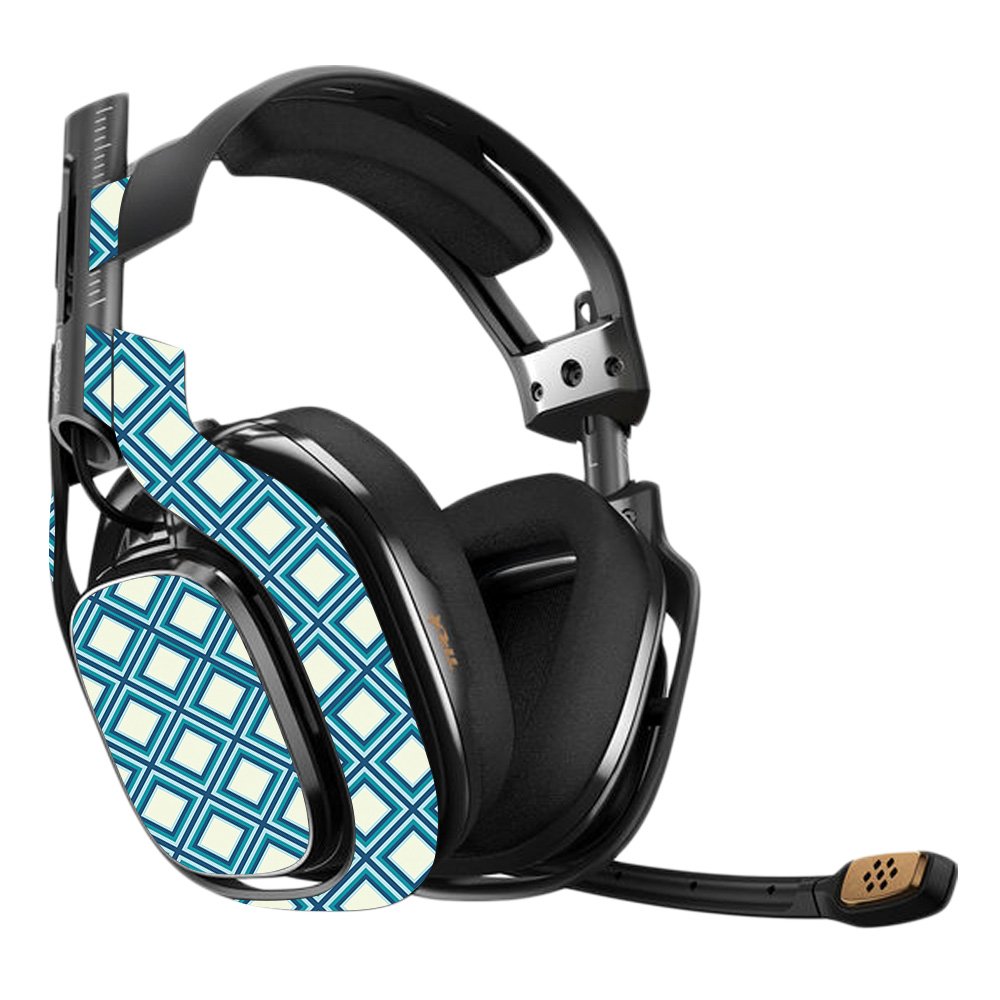 MightySkins Vinyl Decal Wrap Cover for Astro A40 3rd Gen Gaming Headset - Trip Squares Design | Protective, Durable & Customizable Skin | Easy to Apply & Remove | Made in USA | Perfect for Gaming, Streaming & Personalization