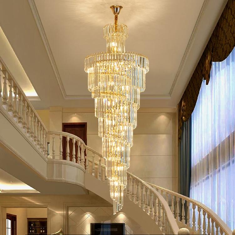 Danilo Elegant 5-Tier Crystal Chandelier - Modern Luxury Ceiling Light Fixture for Dining Room, Living Room & Bedroom Lighting