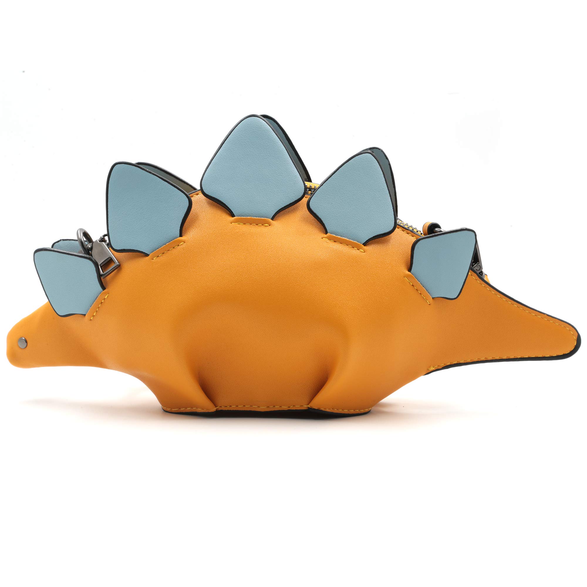 Dinosaur Shoulder Bag for Women - PU Leather Stegosaurus Crossbody Purse for Girls & Teens | Trendy Dinosaur-Themed Accessory for School, Travel & Casual Outings