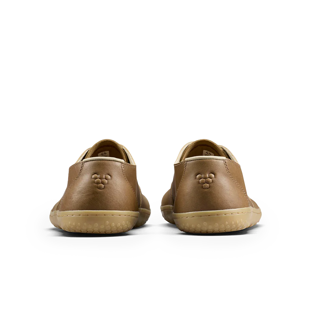 Vivobarefoot Ra IV Men's Tan Leather Barefoot Shoes - Minimalist, Lightweight & Comfortable for Walking, Hiking & Everyday Wear