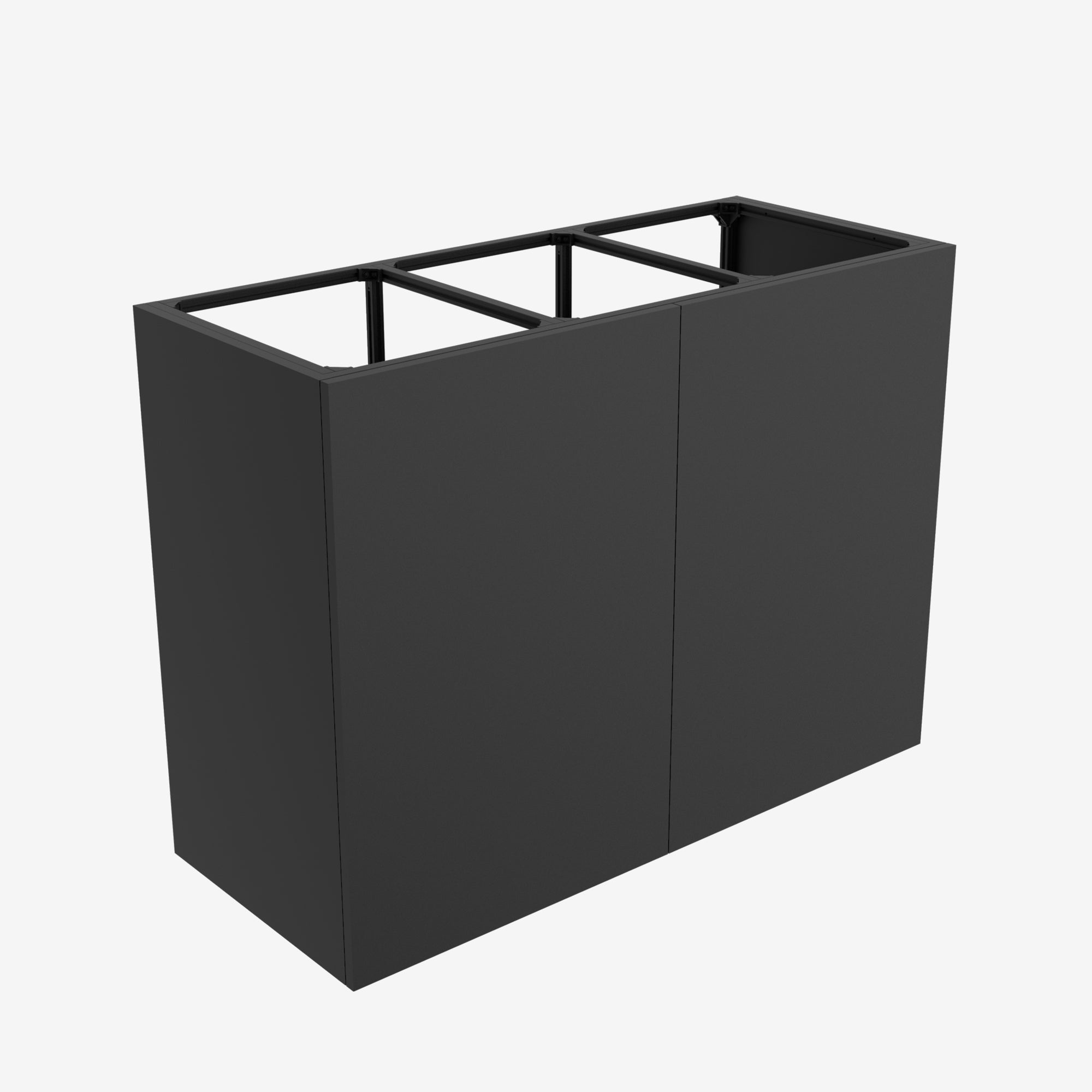Premium Aquarium Stand with Sturdy Aluminum Frame - Heavy Duty Fish Tank Cabinet for Saltwater & Freshwater Tanks - Perfect for Home, Office, or Pet Store Display