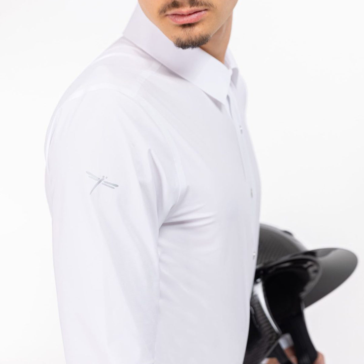 Freejump Men's Marvick Equestrian Riding Shirt - Breathable Performance Show Shirt for Horseback Riding & Dressage Competitions