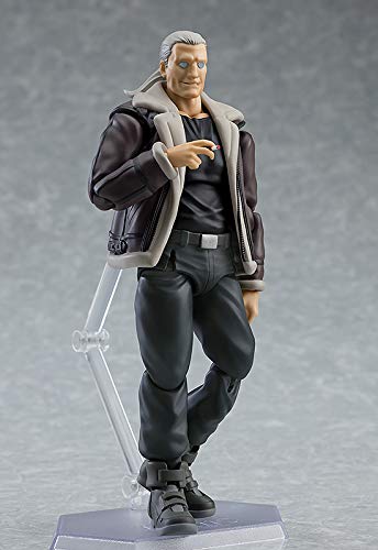 Max Factory Ghost in The Shell Stand Alone Complex: Batou S.A.C. Version Figma Action Figure - Collectible Anime Toy for Fans & Display - Perfect for Home Decor, Office Display, and Anime Collections