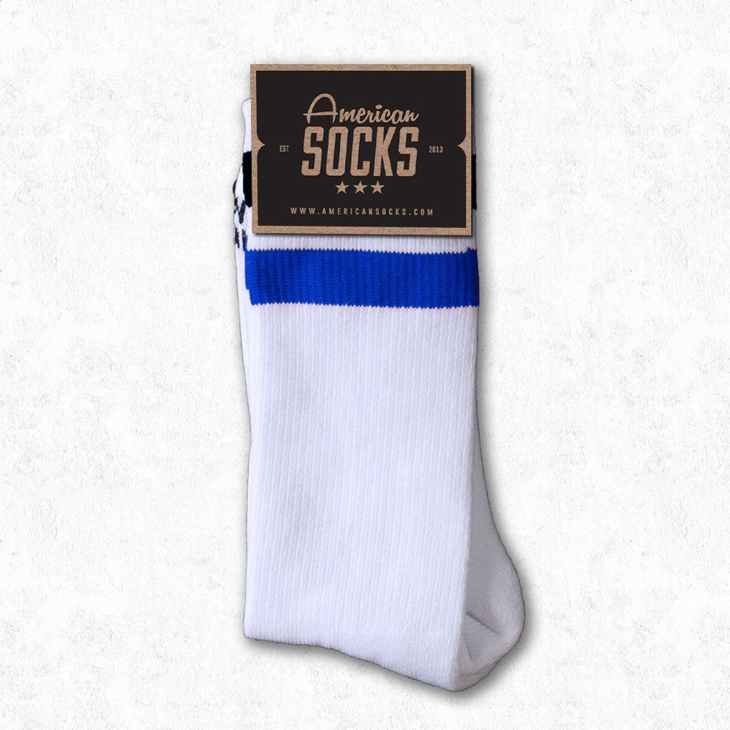 Funny American Socks Prankster - Mid High Crew Socks for Jokes & Gifts | Perfect for Pranks, Parties, and Surprise Gifts
