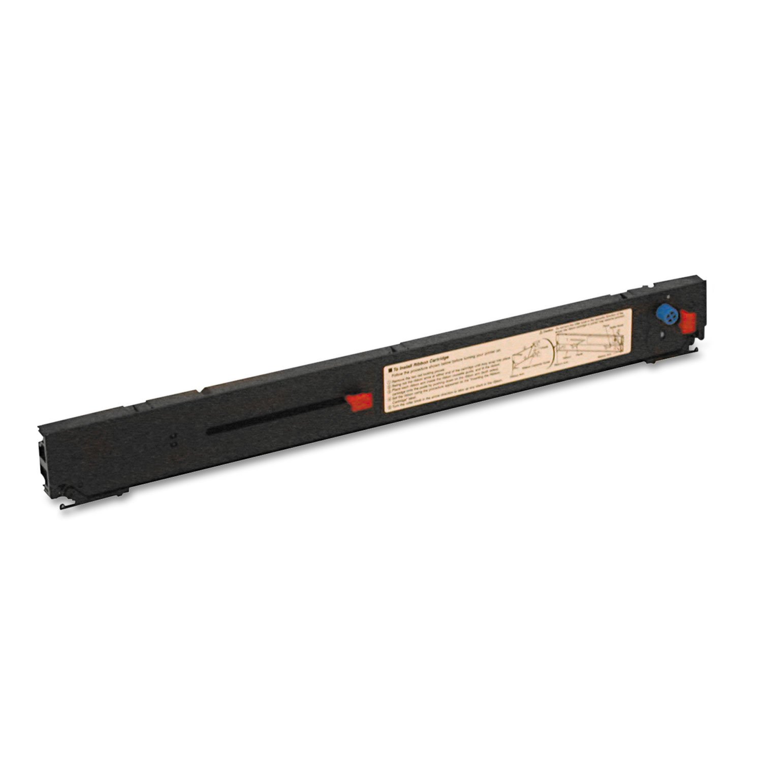 OKI 41708210 Black Printer Ribbon - Compatible with OKI Printers for Office, Shipping Labels & Receipts