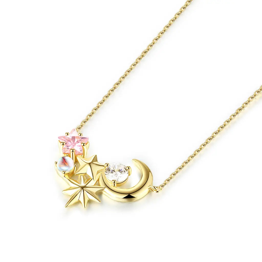 Danica Necklace for Women - Elegant Gold Pendant Jewelry Gift for Her - Perfect for Valentine's Day, Anniversary & Special Occasions