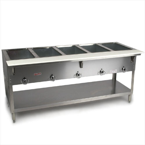 Duke E305 Aerohot Electric Steam Table - 5 Openings, 208V Commercial Food Warmer for Buffets, Catering & Restaurants