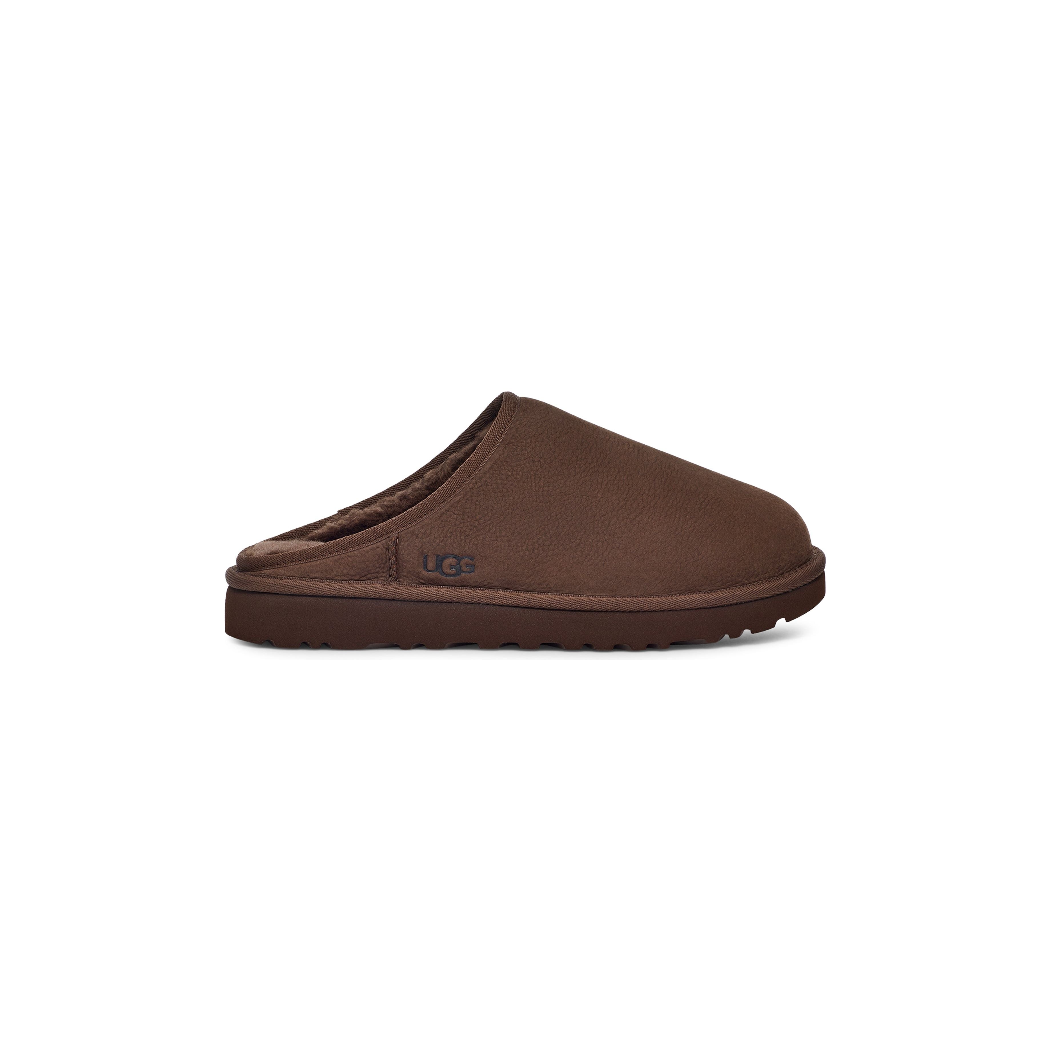 UGG Men's Classic Slip On Shoes in Burnt Cedar - Comfortable & Warm House Slippers for Indoor/Outdoor Wear at Home or Office