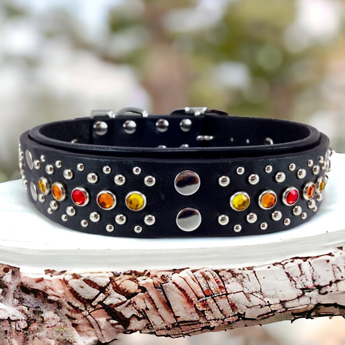 Premium Indira Leather Dog Collar – Adjustable, Durable & Stylish for Small, Medium & Large Dogs – Perfect for Daily Walks, Training & Outdoor Adventures
