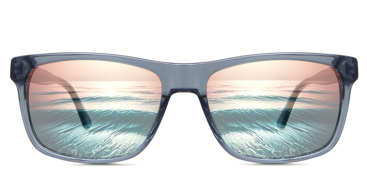 Wallis Men's Prescription Tinted Sunglasses - UV Protection Polarized Lenses for Driving, Fishing & Outdoor Activities