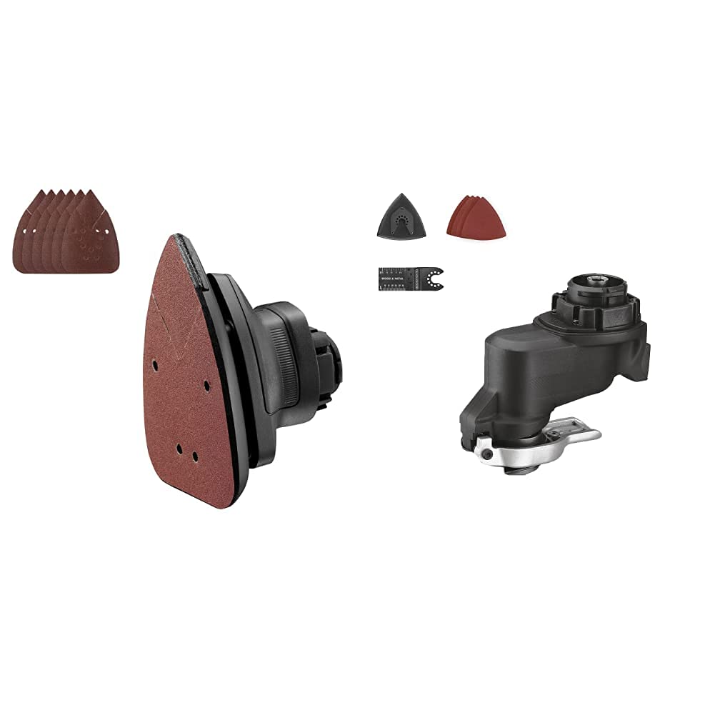 BLACK+DECKER Matrix Sander Attachment & Oscillating Tool Kit (BDCMTS & BDCMTO) - Perfect for Woodworking, DIY Projects, and Home Renovations