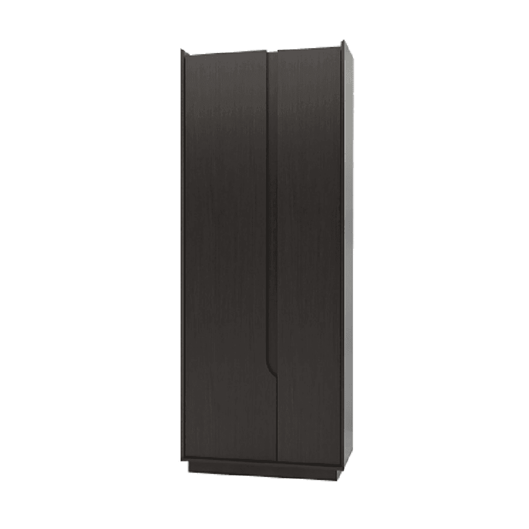 Garnette 2 Door Wardrobe Closet - Modern Wooden Storage Cabinet for Bedroom, Living Room & Office - Perfect for Organizing Clothes, Shoes & Accessories