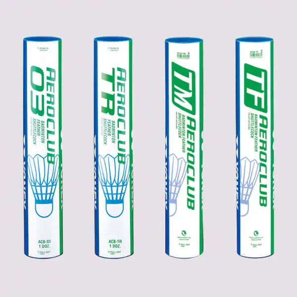 Yonex Aeroclub TR Feather Badminton Shuttlecocks - Premium Tournament Grade Feather Shuttlecocks for Professional & Recreational Play - Perfect for Indoor Badminton Matches, Training & Club Games
