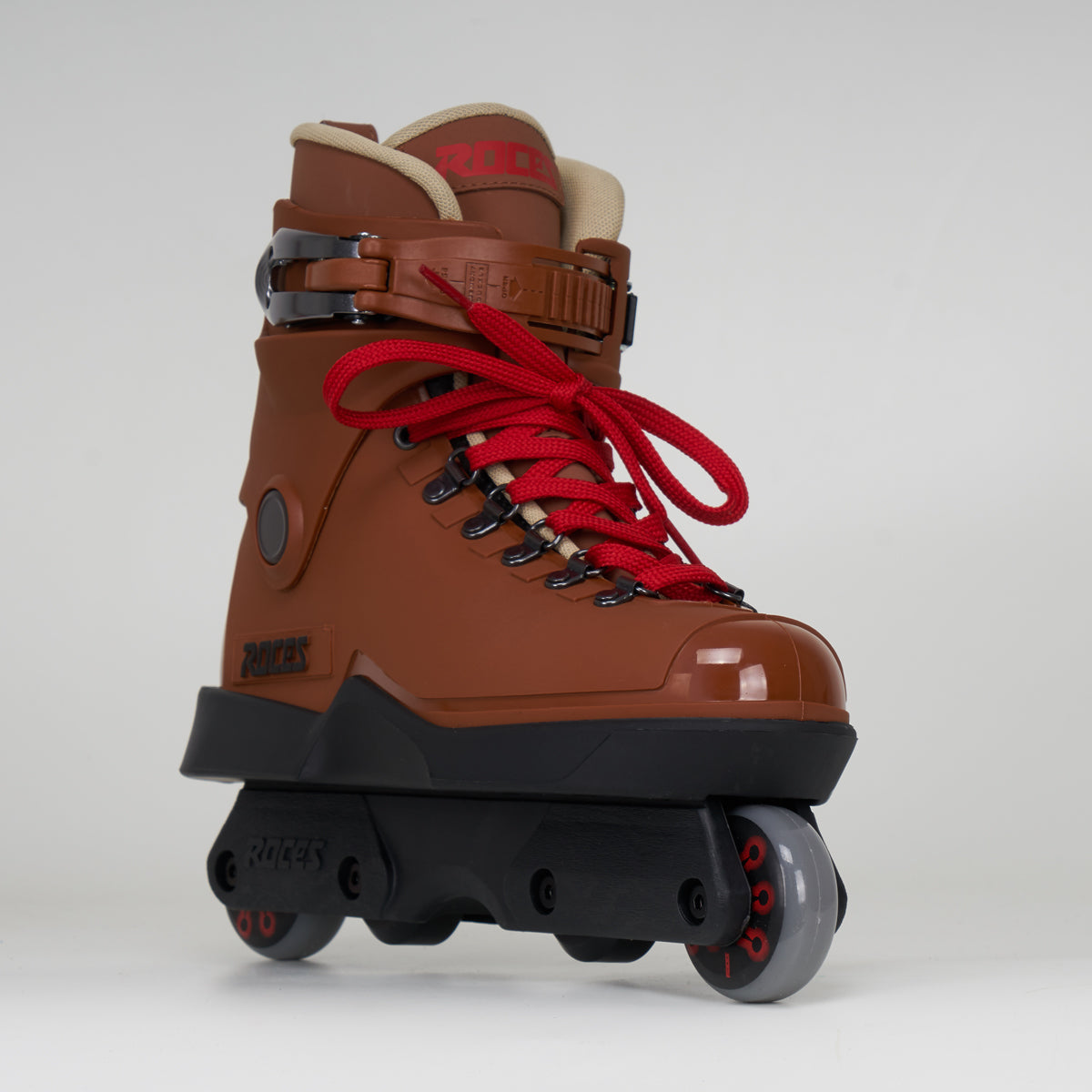 Roces M12 LO UFS 70/30 Aggressive Inline Skates - Limited Edition Brown - Perfect for Street Skating, Park Tricks & Urban Riding