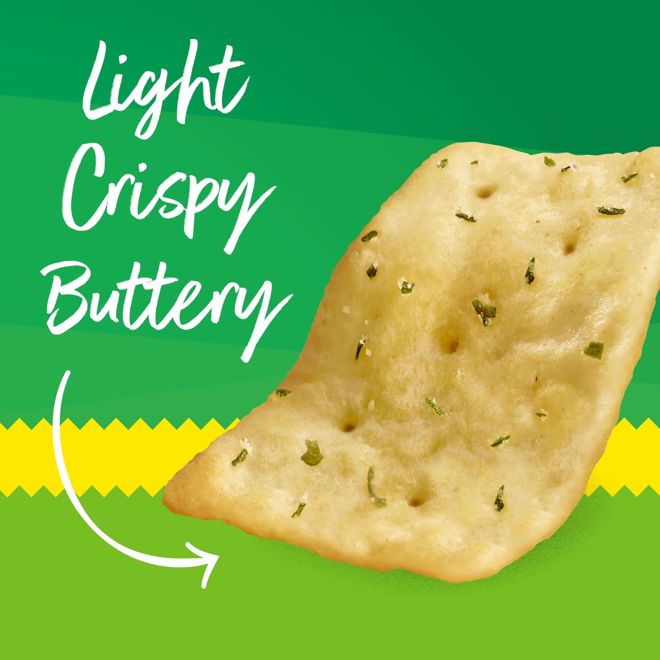 Baked Club Cracker Crisps - Ranch Flavor (6 Bags) | Healthy Snack Crackers for Parties, Office & School Lunch | Gluten-Free Baked Snacks for Kids & Adults