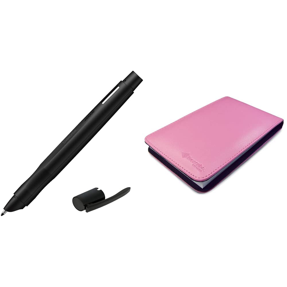 Livescribe Echo 2 Smartpen - Bluetooth Digital Pen for iOS, Android, Mac & Windows with 3x5 Flip Notepad (4-Pack, Pink) | Perfect for Note-Taking, Sketches & Meetings