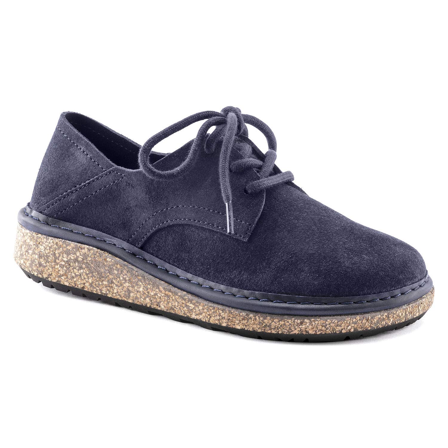 Birkenstock Gary Kids Sandals - Navy Suede Leather Adjustable Straps for Boys & Girls | Comfortable & Durable for School, Play & Outdoor Activities