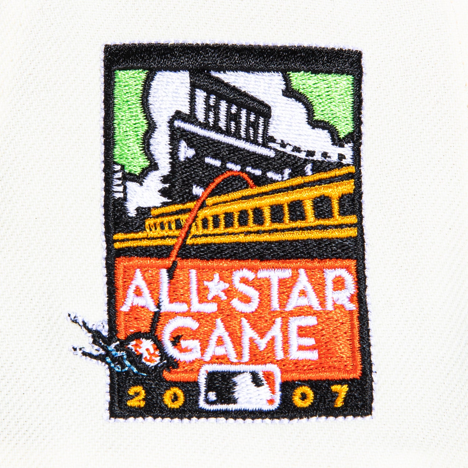 New Era 59Fifty San Francisco Giants 2007 All Star Game Patch Baseball Cap - White & Black - Official MLB Licensed Hat for Sports Fans & Collectors | Perfect for Baseball Games, Fan Events & Streetwear Fashion