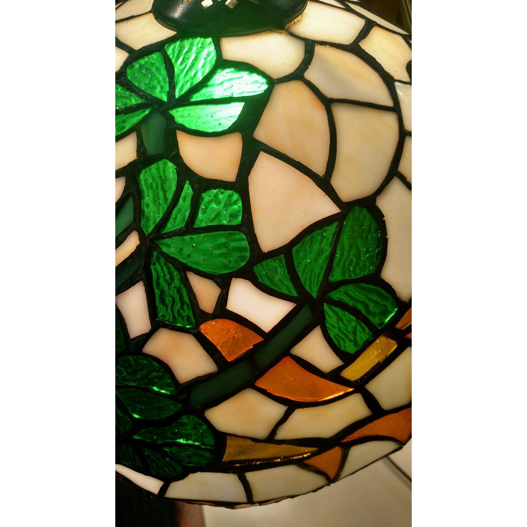Handmade Stained Glass Shamrock Lamp - Irish Decor, Celtic Home Decor, Perfect for St. Patrick's Day, Living Room, Bedroom & Gift Idea