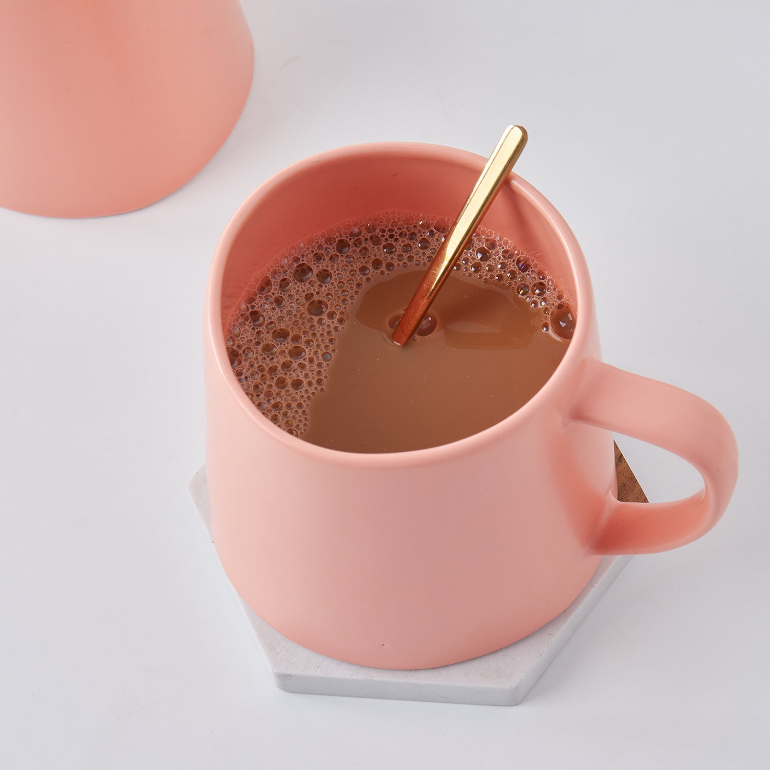 Premium Delilah Porcelain Coffee Mug Set - 6 Pack, Elegant Ceramic Tea Cups for Home, Office & Gifts - Dishwasher & Microwave Safe