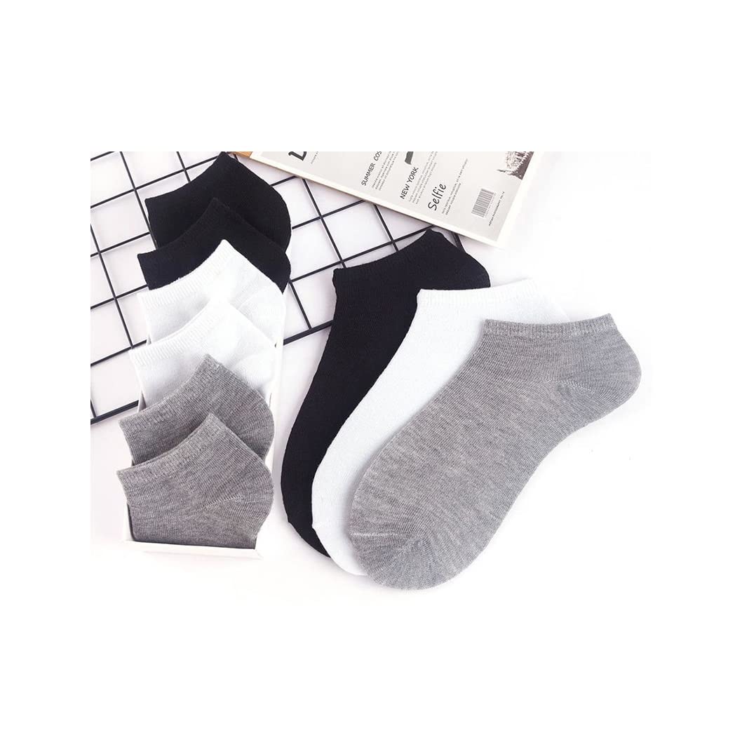 Breathable Women's Sports Socks - Comfortable Cotton Ankle Socks for Running, Workout & Daily Wear (Black, Size 37-44) - Perfect for Gym, Yoga and Casual Outfits