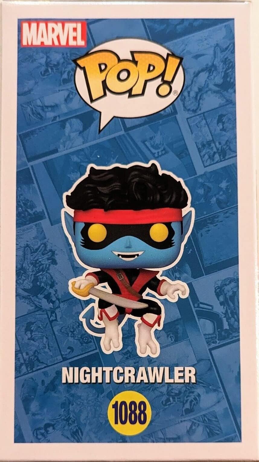 Funko Pop! Marvel X-Men Nightcrawler Action Figure Bobblehead Collectible Toy #1088 - Perfect for Comic Book Fans & Superhero Decor
