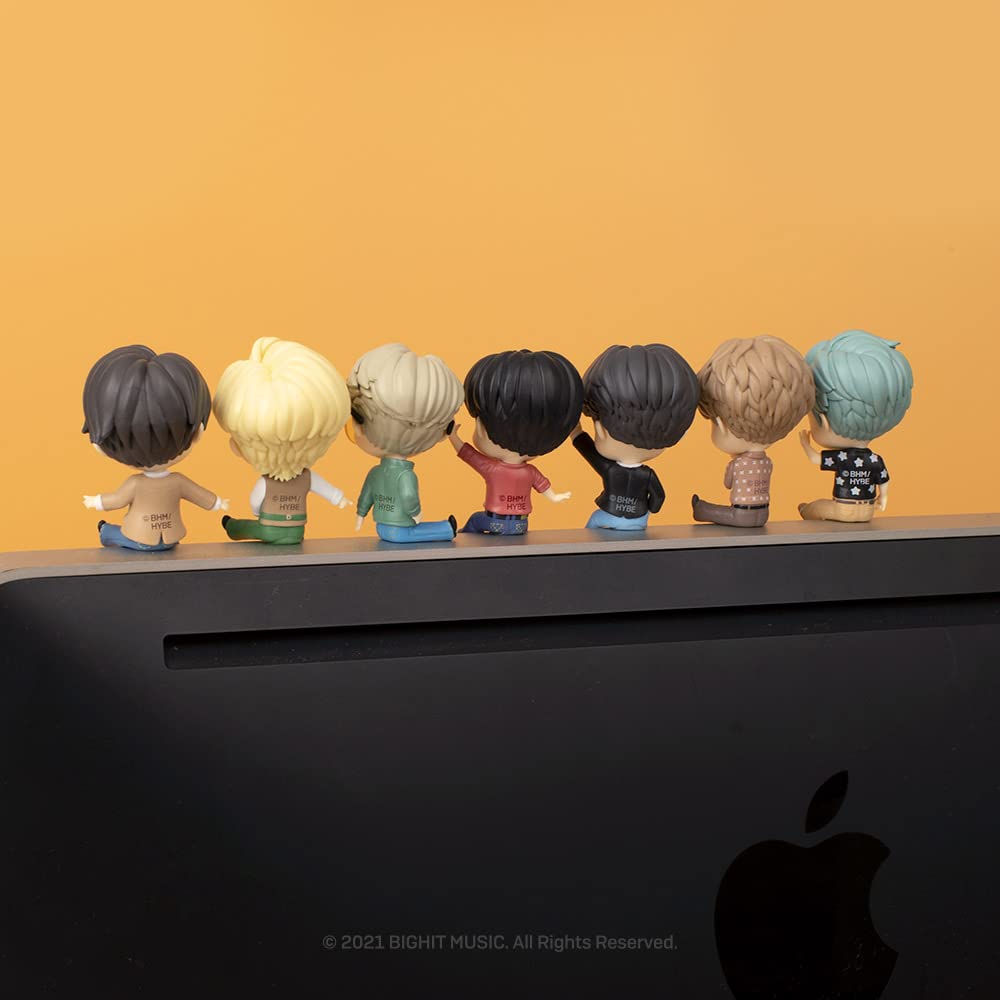 BTS Dynamite Jimin PC Monitor Figure - Cute Anime Desktop Decor for K-Pop Fans, Office & Gaming Setup Accessories