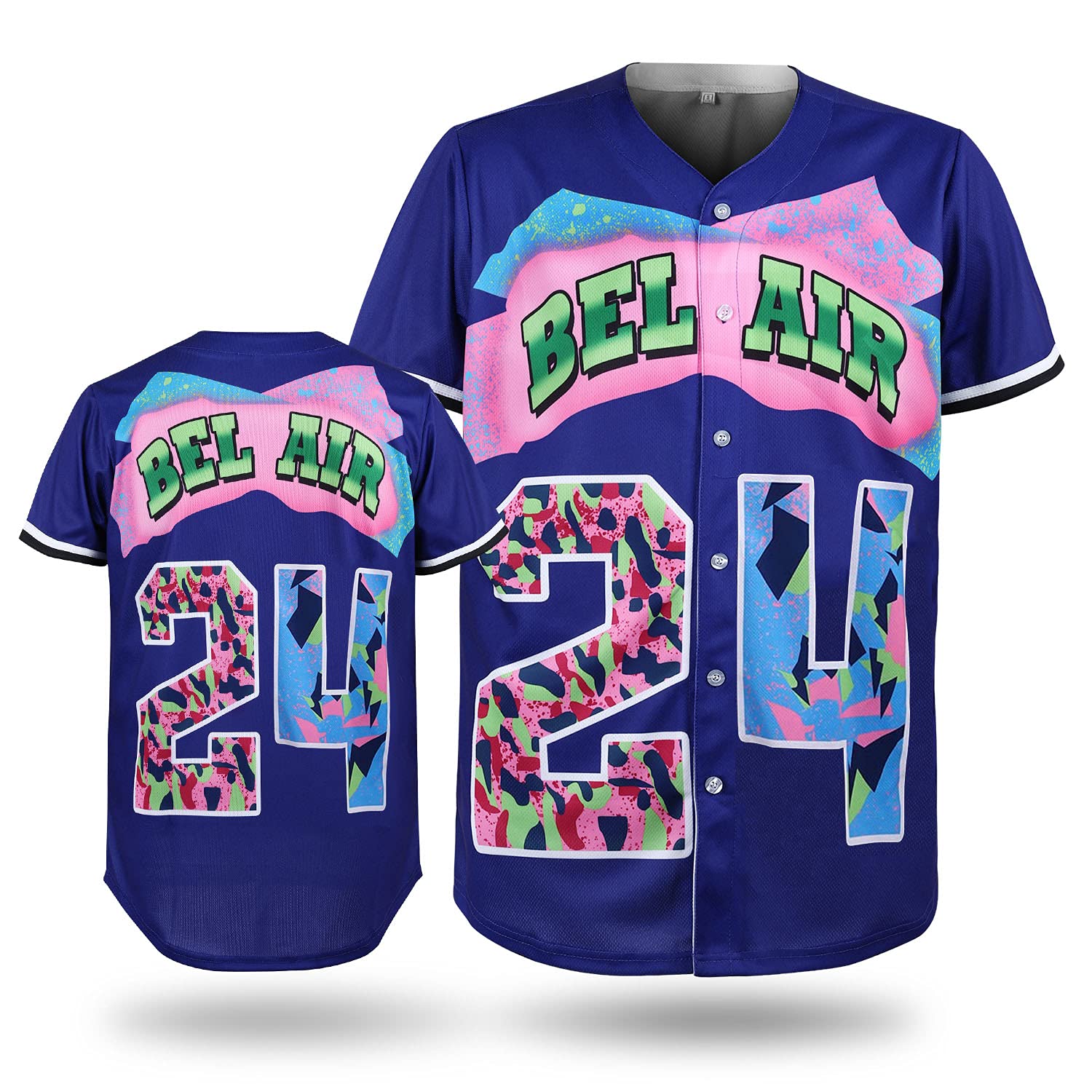 **Vintage 90s CUTHBERT Baseball Jersey Shirt for Men & Women - Retro Belair Hip Hop Short Sleeve Button Down Shirt for Parties, Concerts & Casual Wear**