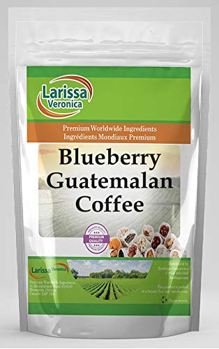Premium Guatemalan Blueberry Flavored Whole Coffee Beans - Gourmet, Naturally Flavored, 16 oz (Pack of 2) - Perfect for Home Brewing, Office Use & Gift Giving