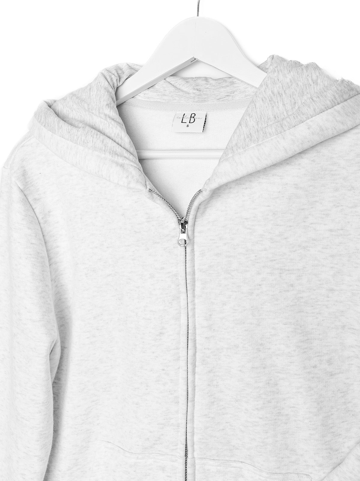 Men's Classic Zip-Up Hoodie - Light Heather Grey | Comfortable & Stylish Pullover for Casual Wear, Gym, and Outdoor Activities