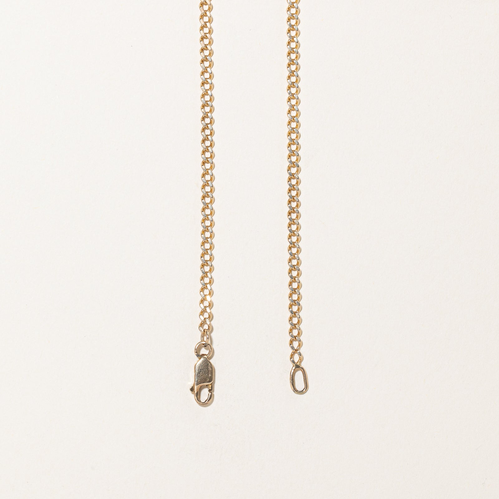 14K Yellow Gold Curb Link Chain Necklace - 3.06mm Thick, 22 Inches Long - Perfect for Layering, Gift Giving & Everyday Elegance