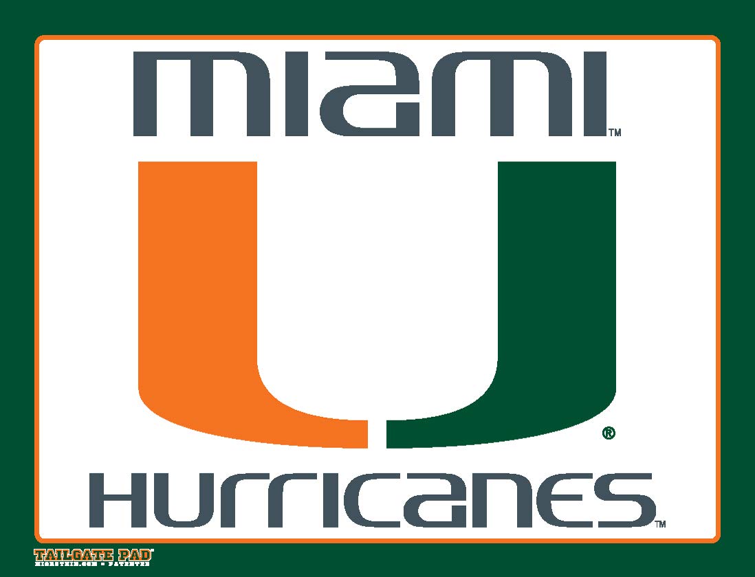 University of Miami Collegiate Gaming Mouse Pad - Extra Large 9