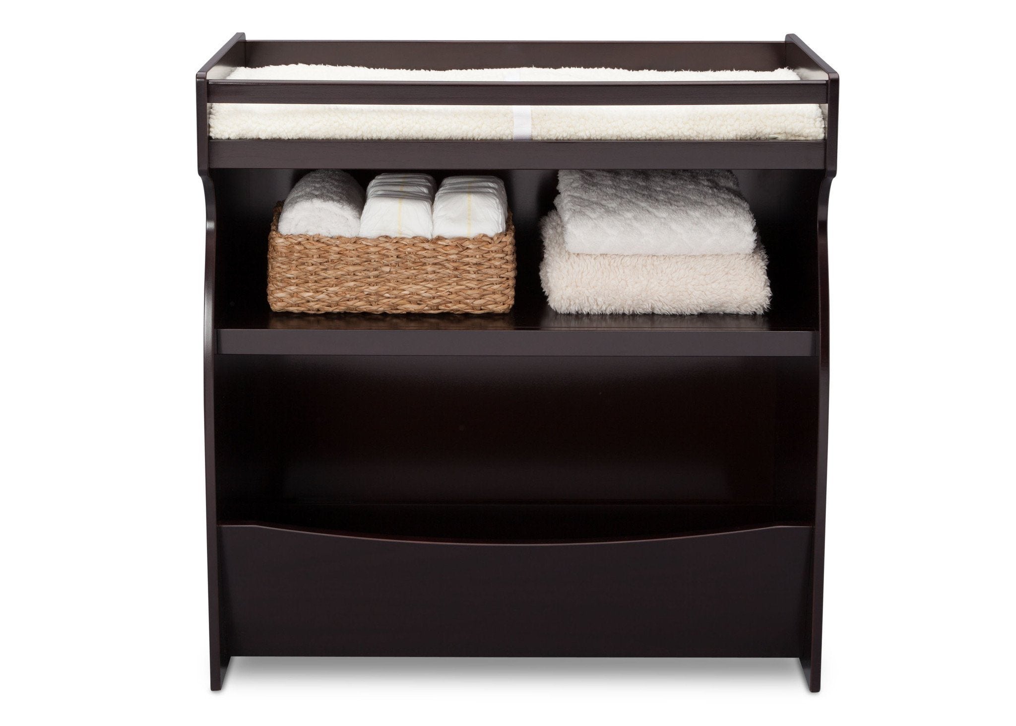 2-in-1 Baby Changing Table with Storage | Convertible Nursery Dresser & Diaper Station | Perfect for Small Spaces & Baby Room Organization