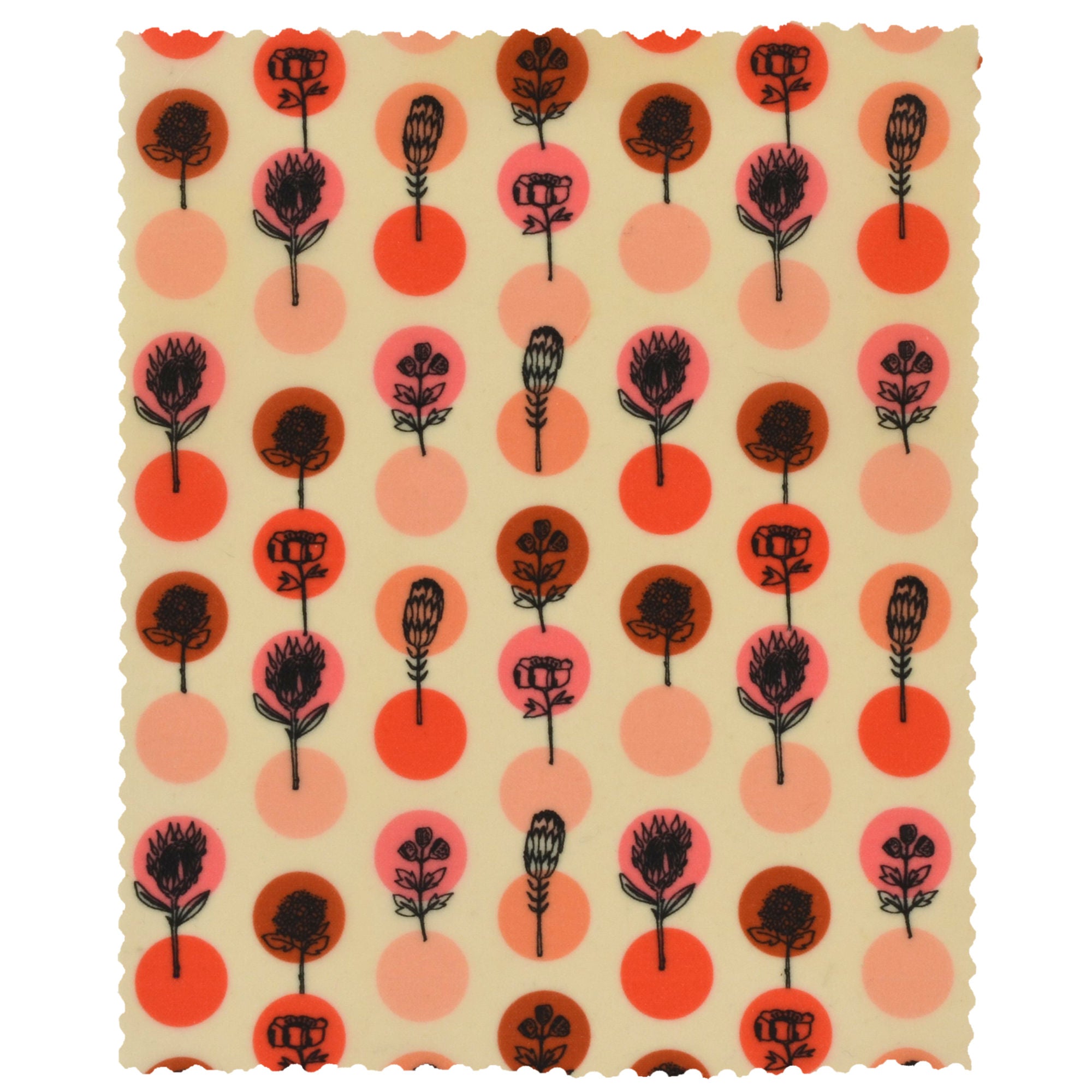 Eco-Friendly Beeswax Food Wraps - Reusable & Sustainable Alternative to Plastic Wrap for Fresh Food Storage, Snacks, Sandwiches & Meal Prep (Little Forest Design)