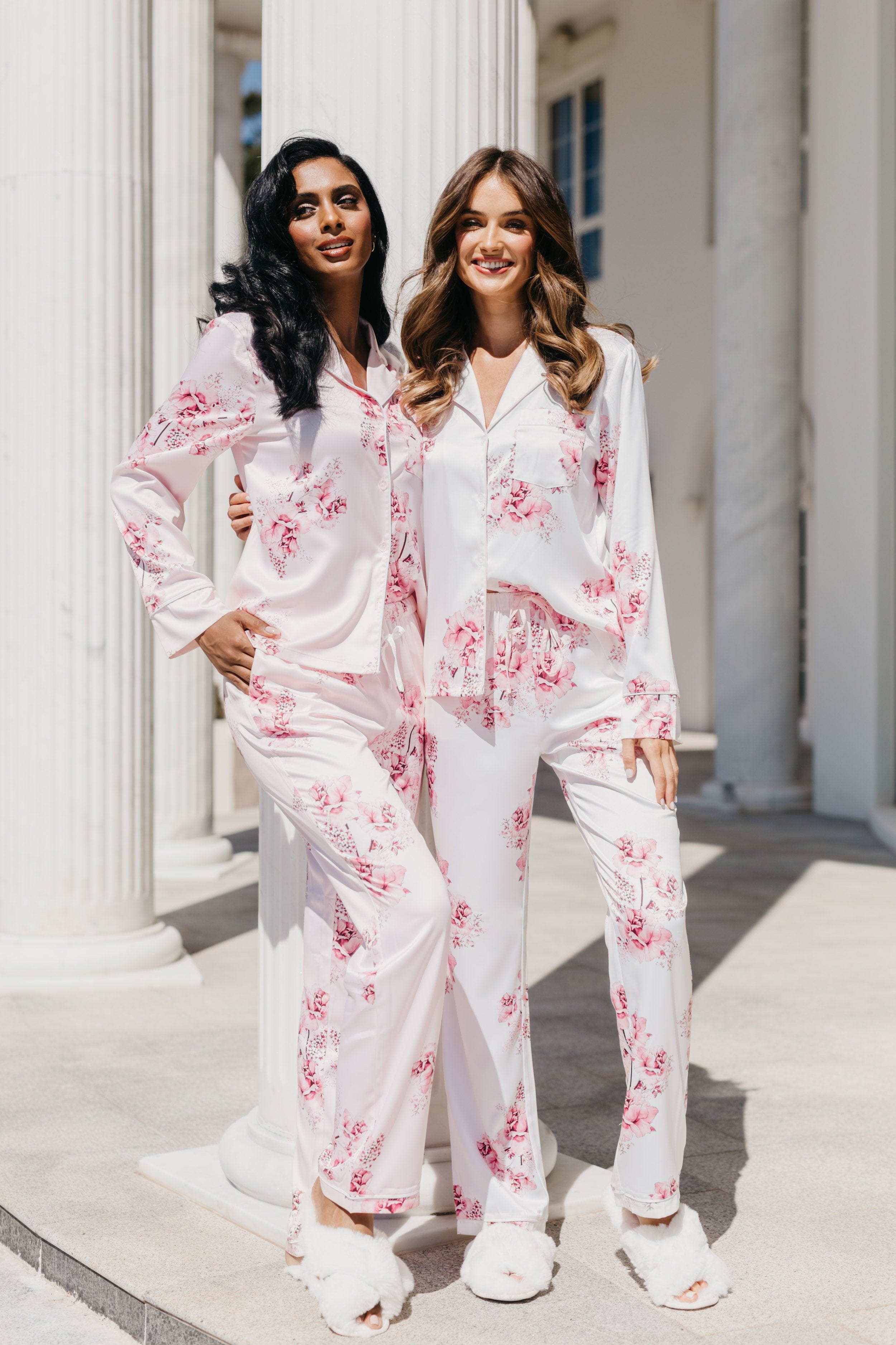 Katerina Floral Printed Pajama Set for Women - Soft & Comfortable Sleepwear - Perfect for Lounging, Bedtime & Relaxing at Home