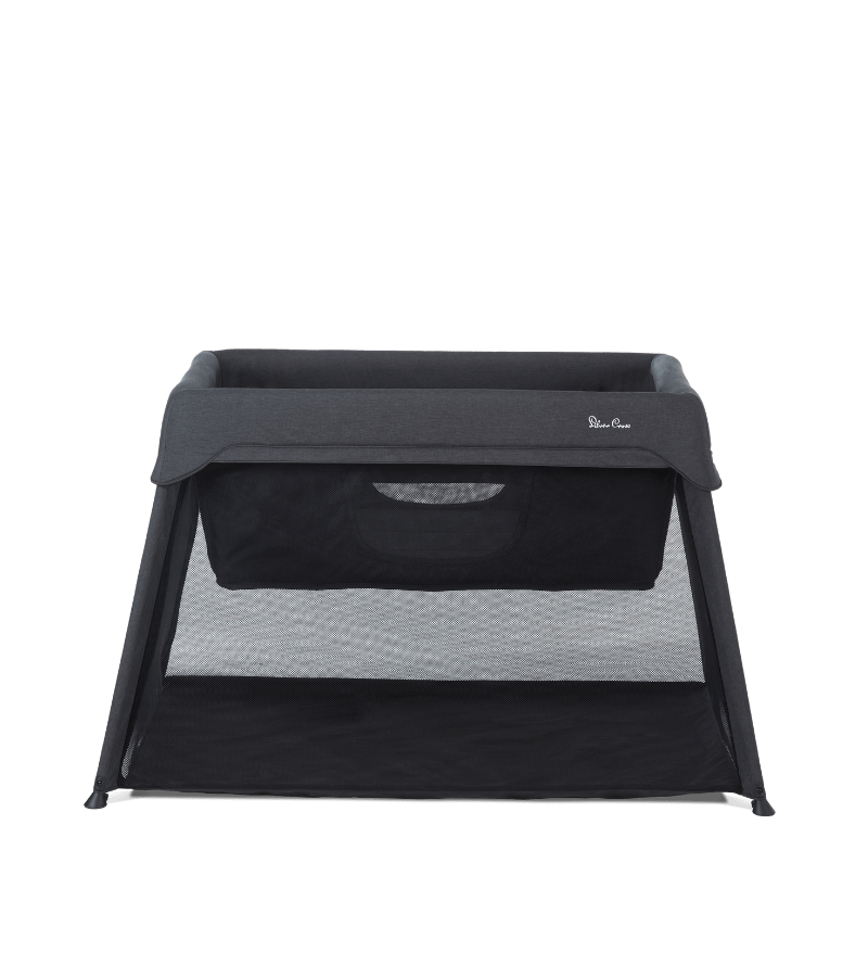 Silver Cross Slumber Travel Crib - Portable Baby Bed with Carbon Frame | Lightweight Foldable Crib for Travel, Home & Nursery Use | Perfect for Newborns & Toddlers