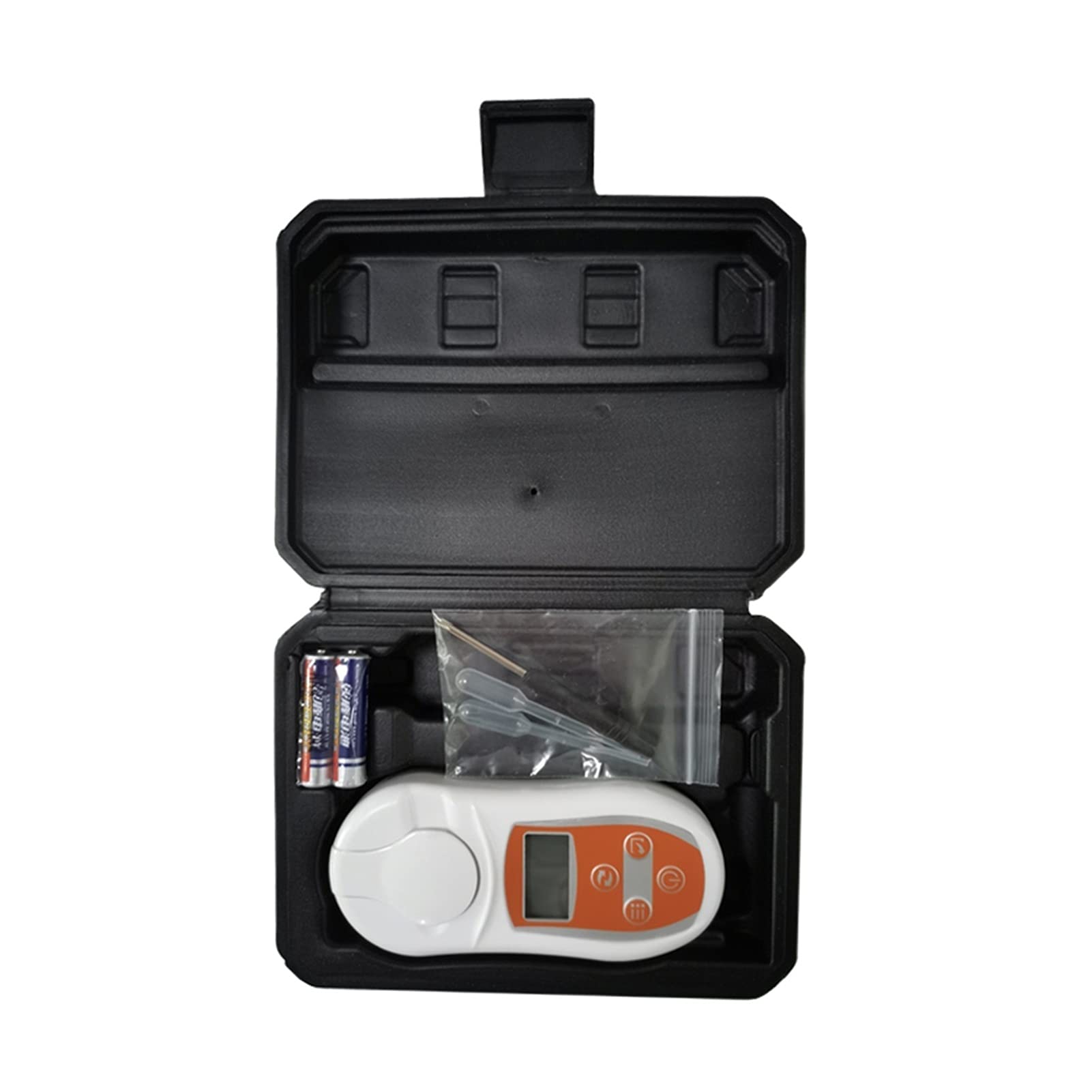 Digital Brix Refractometer - Alcohol Hydrometer, Ethanol Concentration Tester for Wine, Beer & Spirits - Durable & Easy to Use - Perfect for Home Brewing, Winemaking & Distilling
