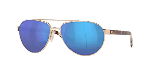 Brushed Gold/Blue Mirrored Polarized-580g