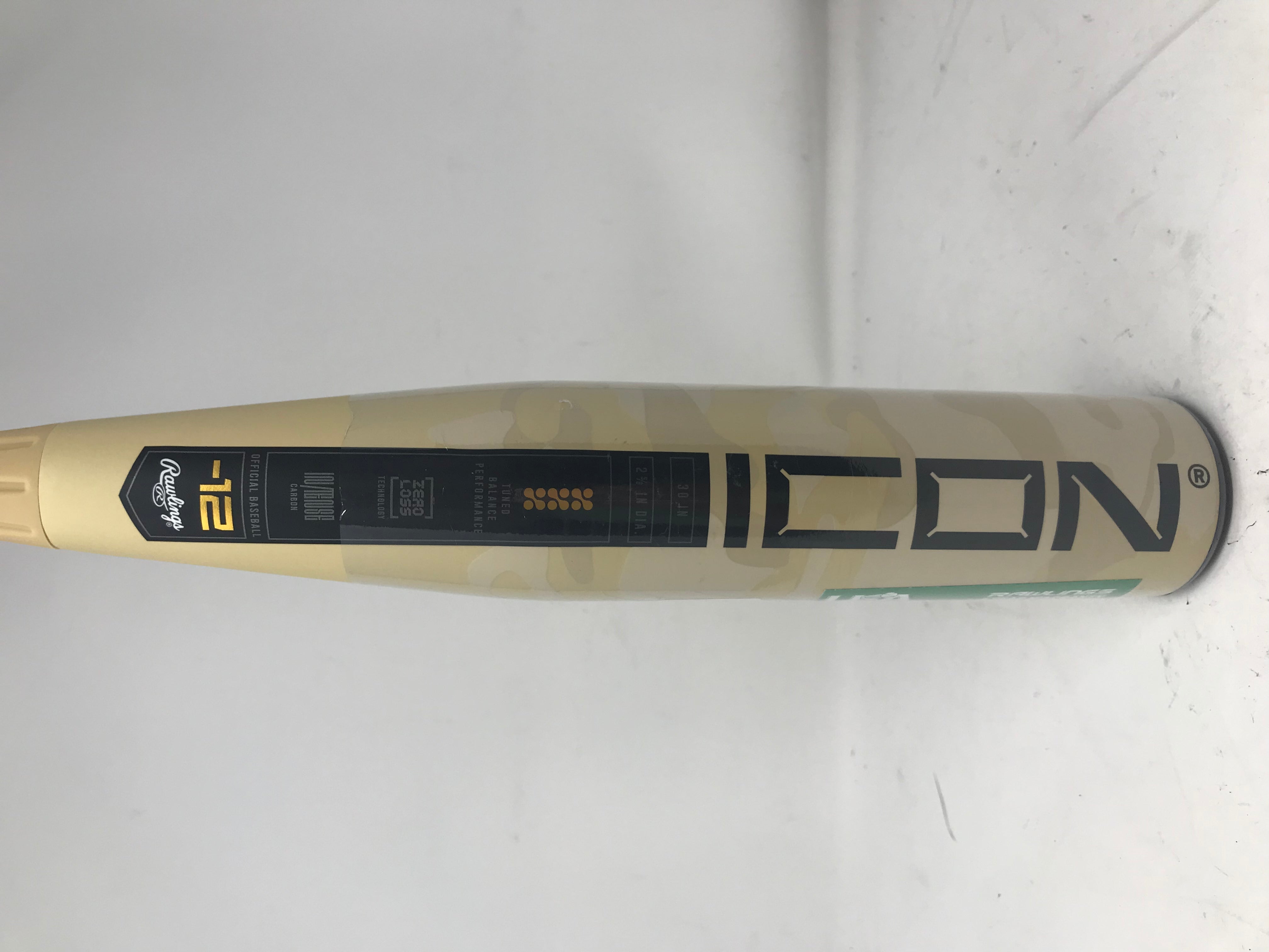 **2025 Rawlings Icon USA Baseball Bat - 2-Piece Composite Design, 2 5/8