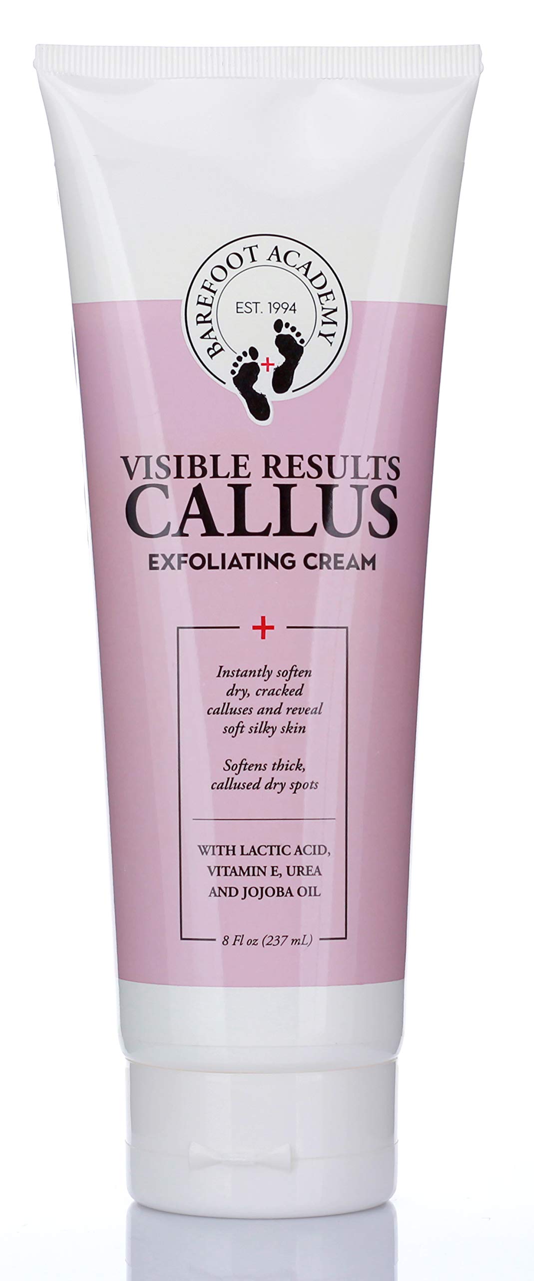 Premium Exfoliating Foot Cream for Calluses & Cracked Heels - Heavy Duty Moisturizer for Dead Skin, Tough & Rough Feet - 8 Fl Oz Foot Care Treatment - Perfect for Pedicures, Dry Skin Relief & At-Home Foot Spa