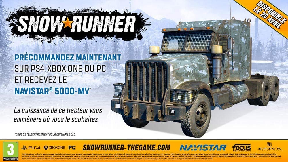 SnowRunner Premium Edition - Xbox One Digital Download Code | Off-Road Truck Simulation Game for Adventure & Exploration Enthusiasts
