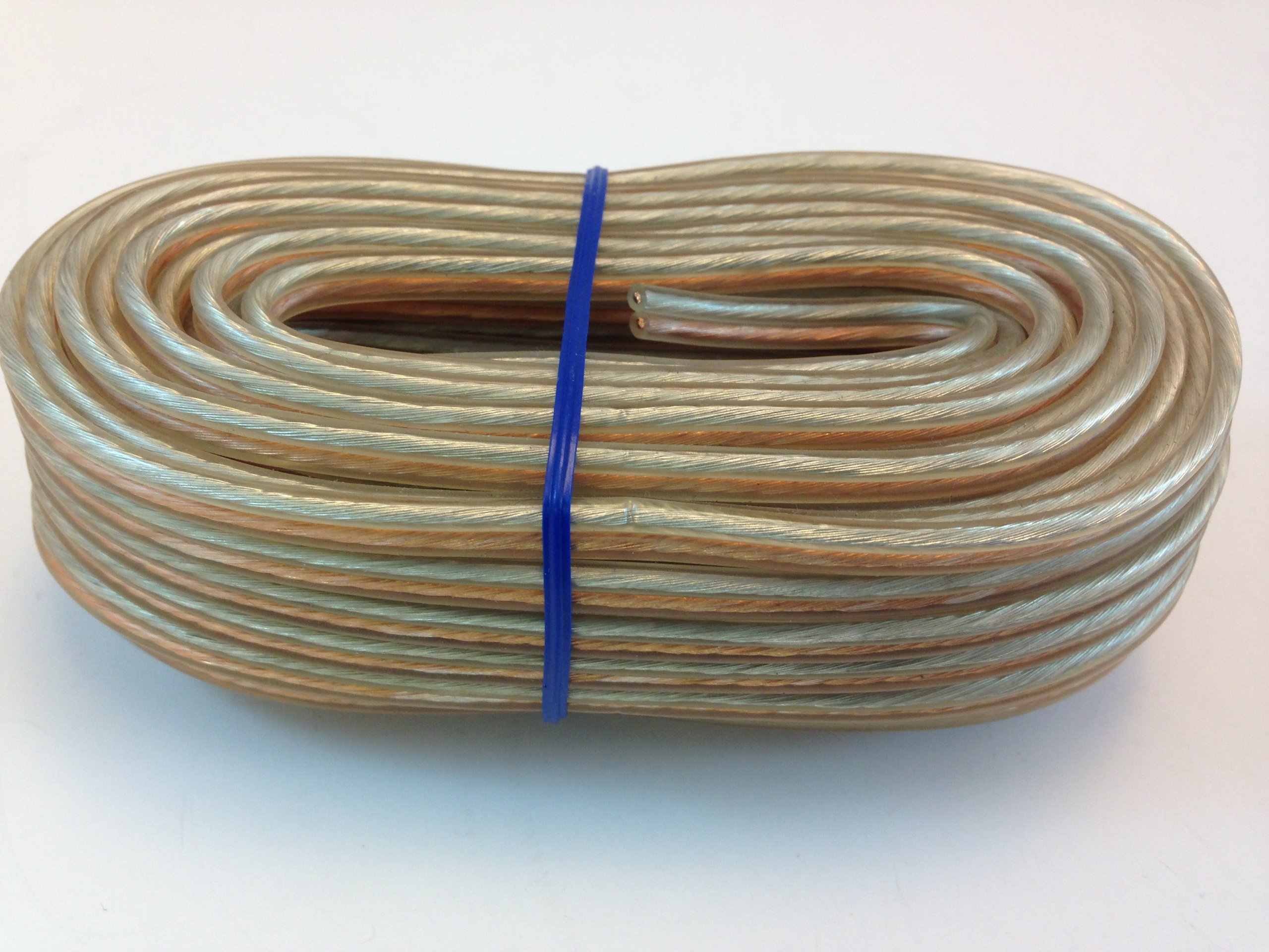 18AWG Speaker Wire 50FT - High-Quality Oxygen-Free Copper Audio Cable for Home Theater, Surround Sound, and Professional Audio Systems