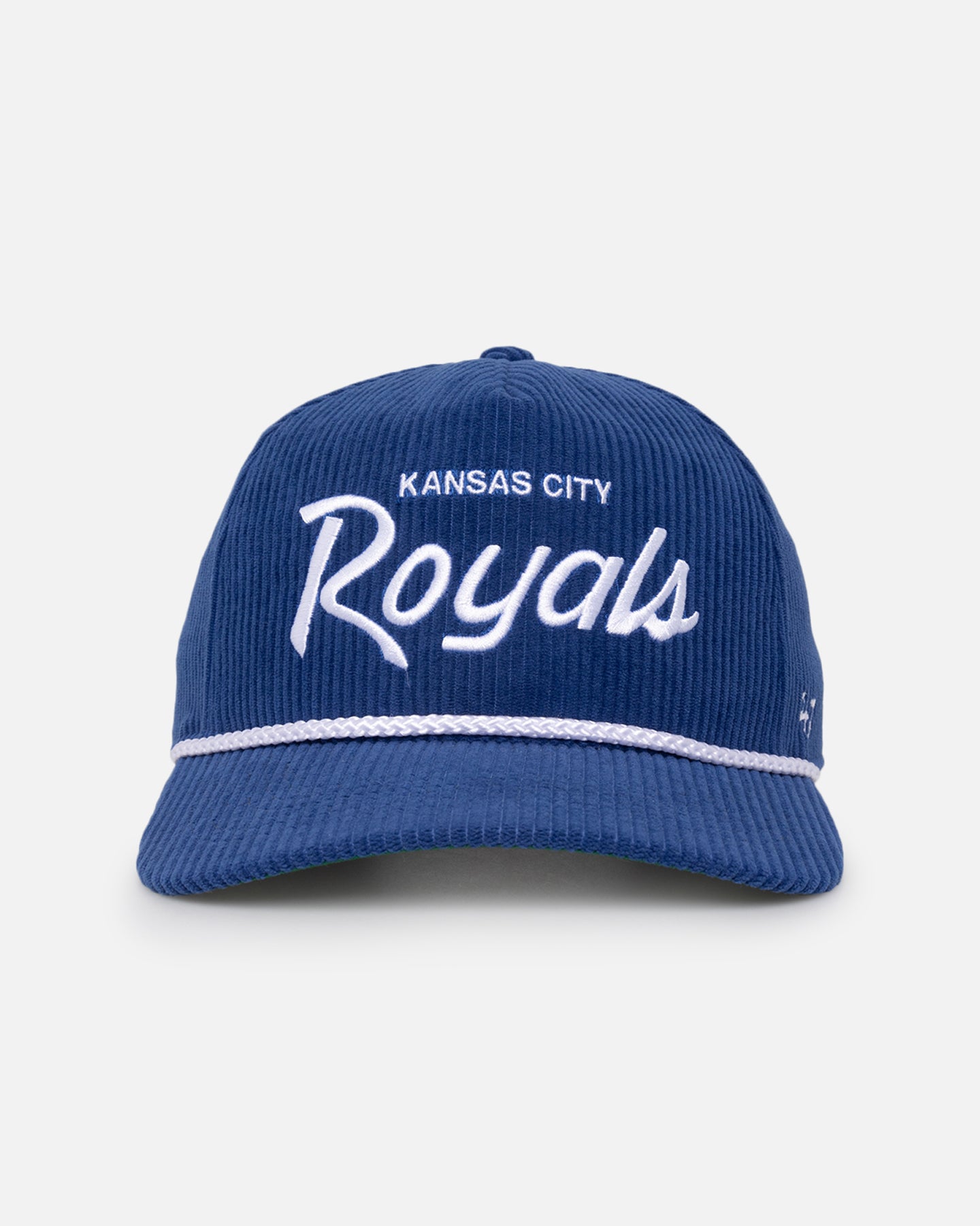 47 Brand Kansas City Royals MLB Opening Day Snapback Hat - Adjustable Crossrope Hitch Design in Royal Blue - Perfect for Baseball Games, Fan Events, and Casual Wear