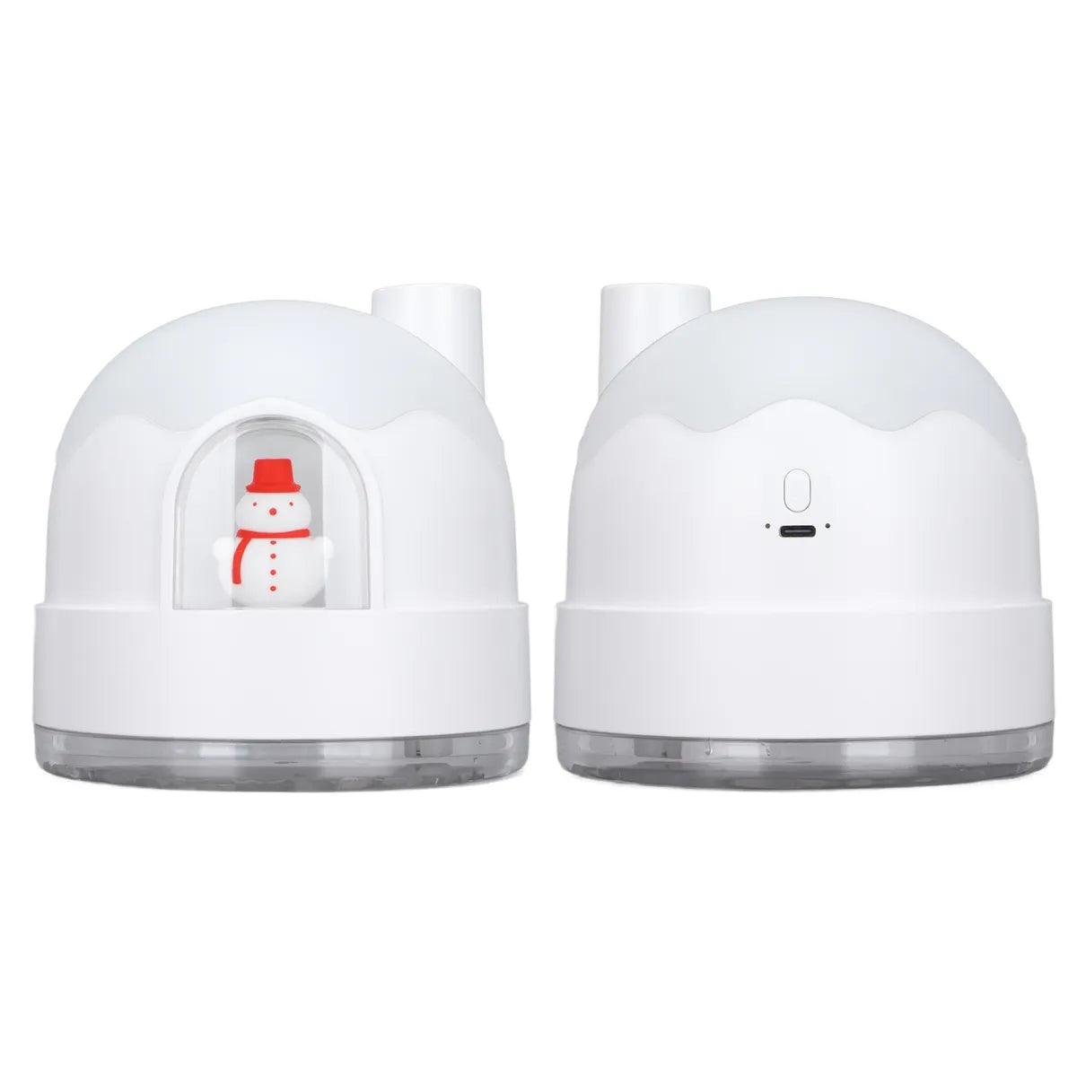 Snowman Humidifier Diffuser with Night Light - Aromatherapy Essential Oil Diffuser for Home, Office & Nursery - Perfect for Dry Air Relief, Better Sleep & Relaxation