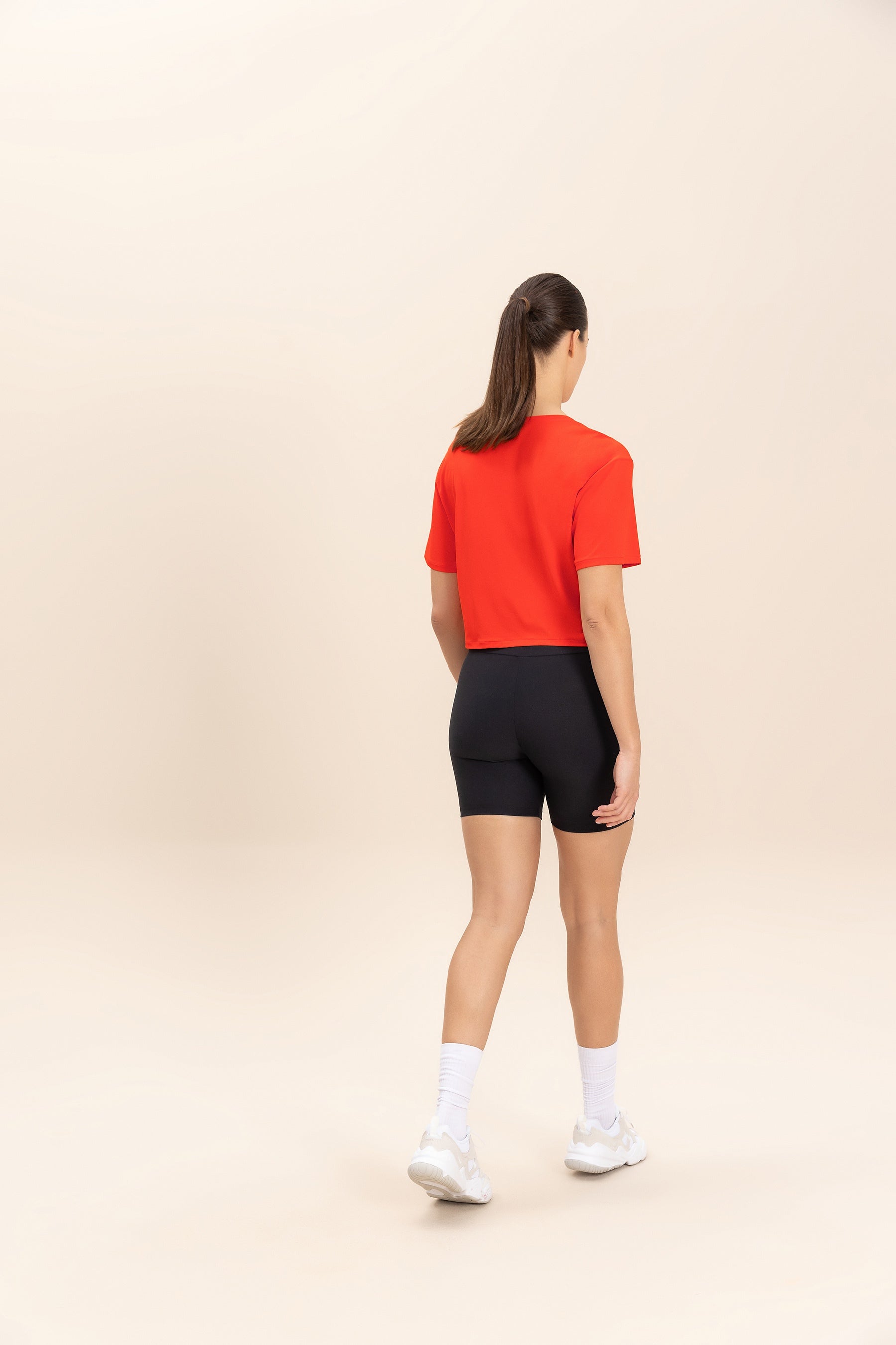 Comfort Cropped T-Shirt for Women - Soft Breathable Cotton Summer Casual Tee - Perfect for Yoga, Beach & Everyday Wear