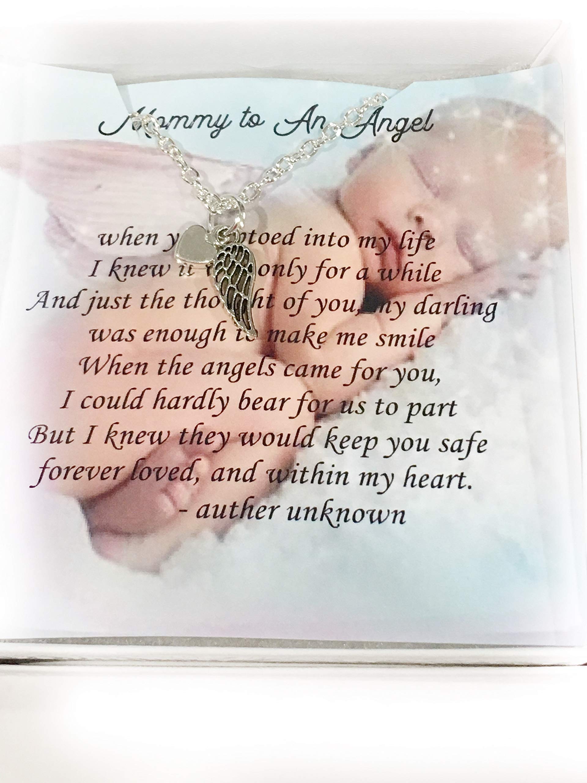 Miscarriage Memorial Necklace - Sympathy Gifts for Infant Loss, Stillborn Baby Keepsake for Grieving Mothers - Perfect for Remembrance, Healing & Comfort