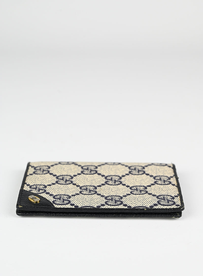 Gucci Monogram Porta Carte Wallet in Gray - Stylish & Compact Card Holder for Everyday Use, Travel & Gifting