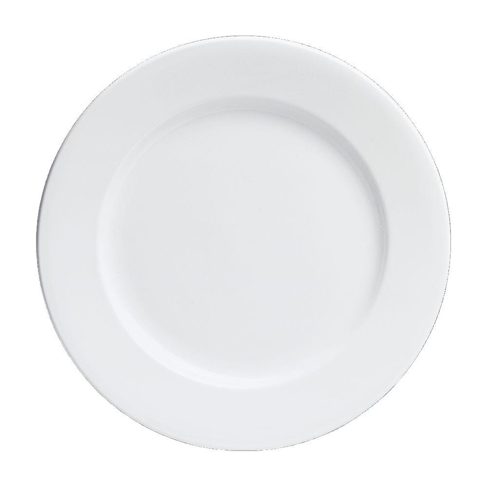 Cameo 210 121 Imperial White 12-Inch Rim Plate - Set of 12 - Elegant Dinnerware for Fine Dining & Special Occasions