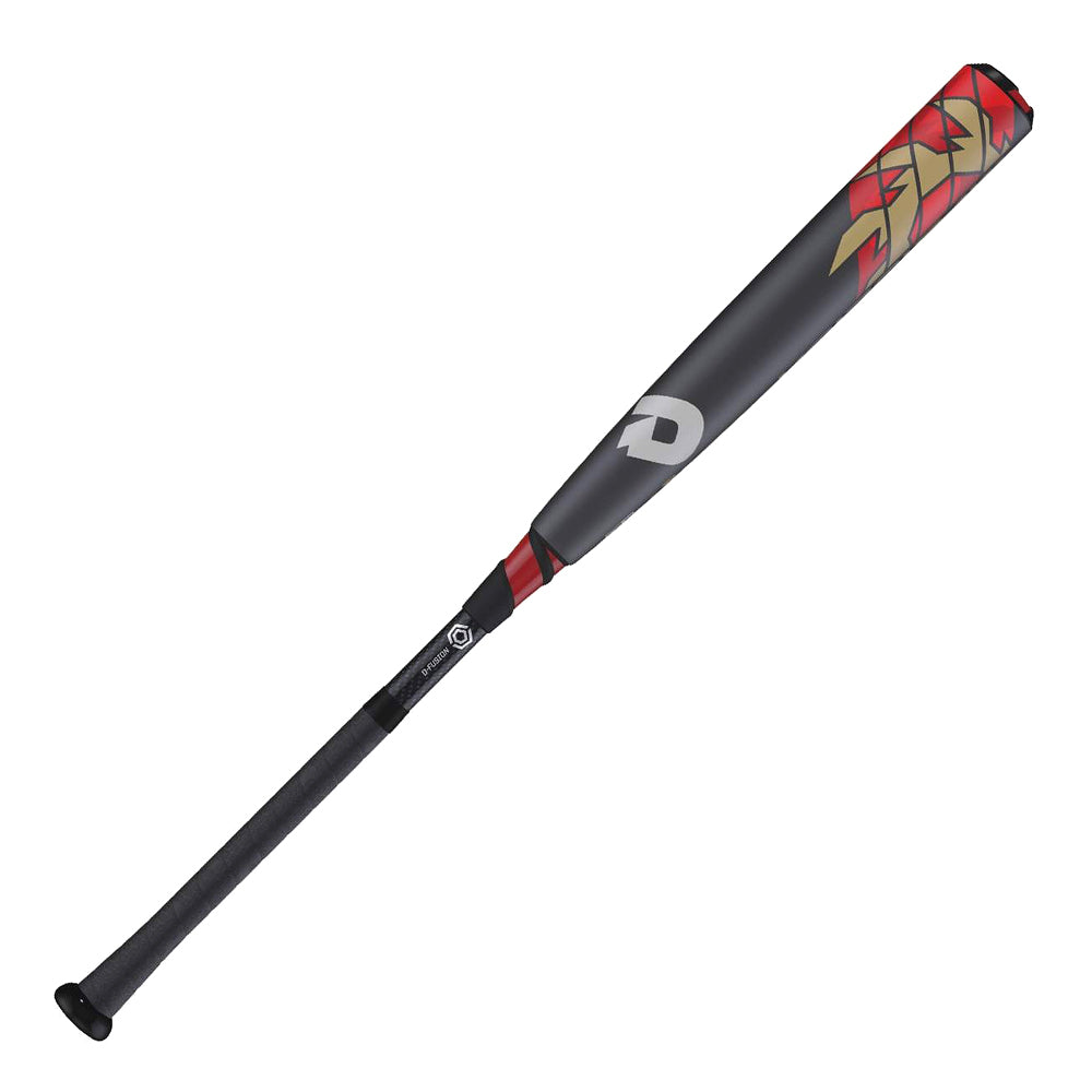 DeMarini Voodoo VDC16 BBCOR Baseball Bat - Silver, Red, Gold | High Performance for Competitive Play | Perfect for High School & College Baseball Games