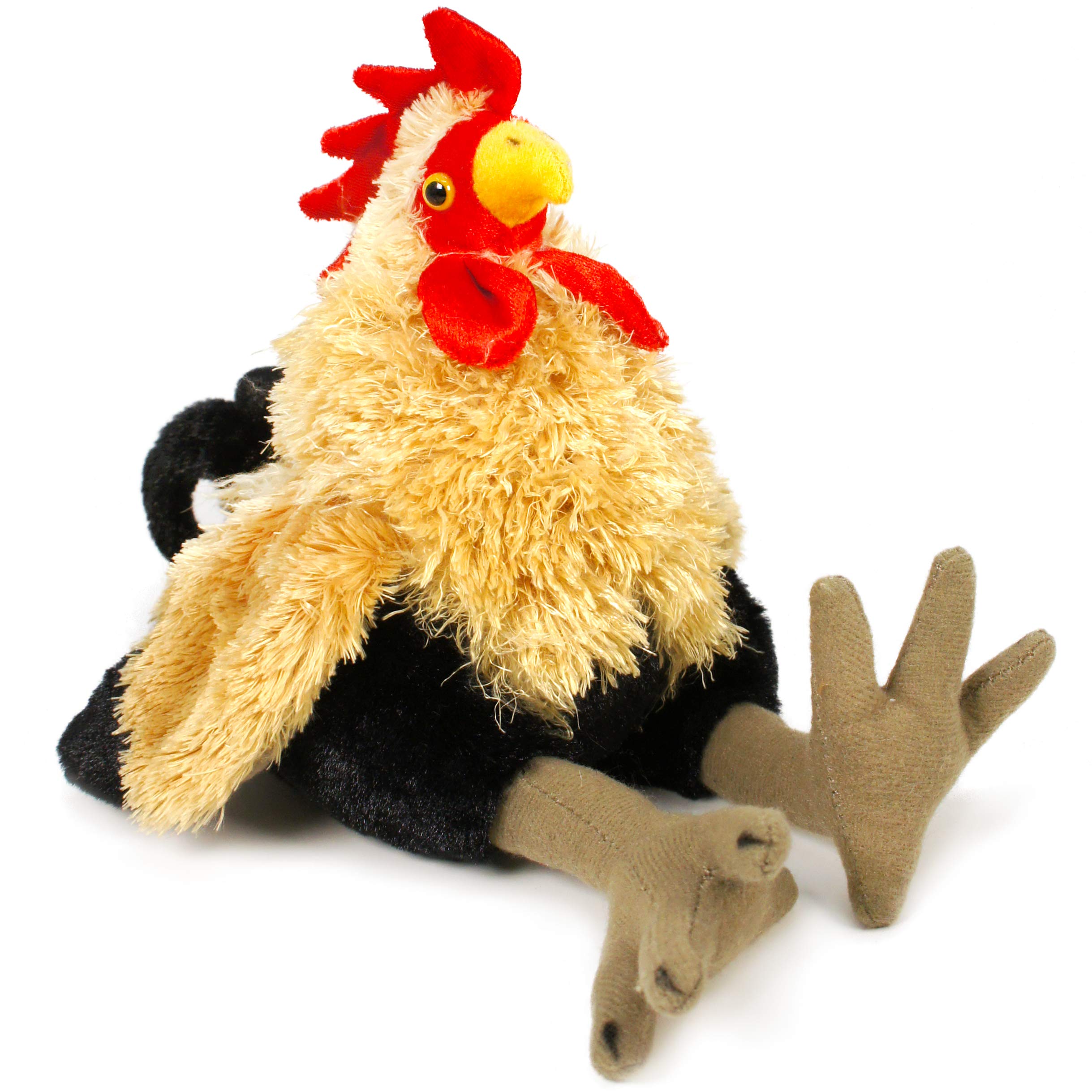 Riley The Rooster - 7 Inch Irish American Chicken Stuffed Animal Plush Toy | Cute Farm Animal Gift for Kids, Nursery Decor, St. Patrick's Day Celebration